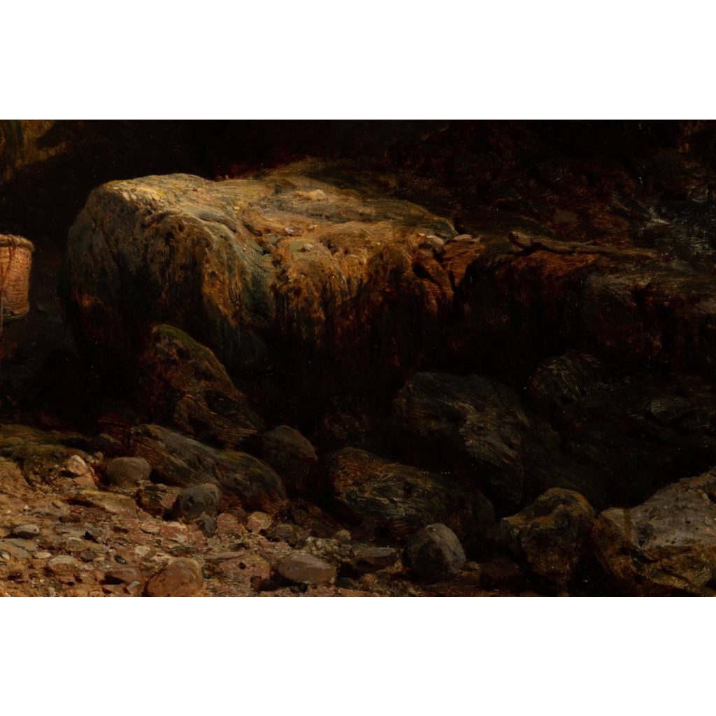 Falaises de Flamborough Head – Charles Joseph Kuwasseg (1802 – 1877) | Biron Falaises de Flamborough Head - Charles Joseph Kuwasseg (1802 - 1877)