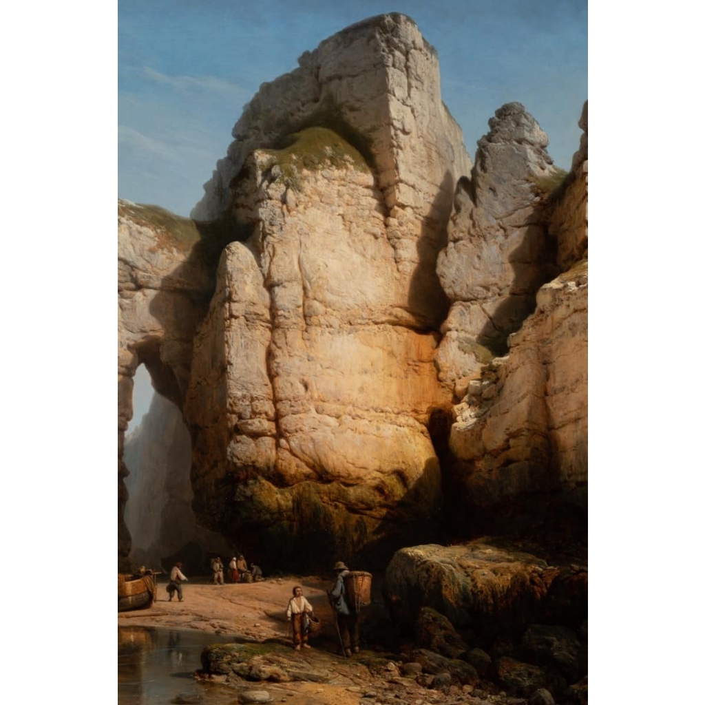 Falaises de Flamborough Head – Charles Joseph Kuwasseg (1802 – 1877) | Biron Falaises de Flamborough Head - Charles Joseph Kuwasseg (1802 - 1877)