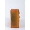 Pendule « Moineaux » verre butterscotch de René LALIQUE - mouvement électrique ATO d'origine