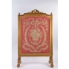 Ecran de cheminée en bois doré style Louis XVI fin 19e siècle