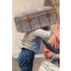 Adrien MOREAU (1843-1906) – La rencontre galante au port | Biron Adrien MOREAU (1843-1906) - La rencontre galante au port