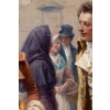 Adrien MOREAU (1843-1906) – La rencontre galante au port | Biron Adrien MOREAU (1843-1906) - La rencontre galante au port