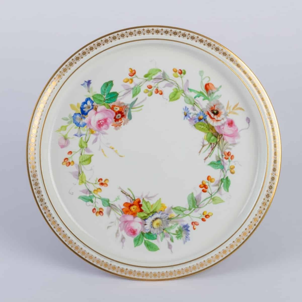 Drageoir en porcelaine de Sèvres Napoléon III | Biron Drageoir en porcelaine de Sèvres Napoléon III
