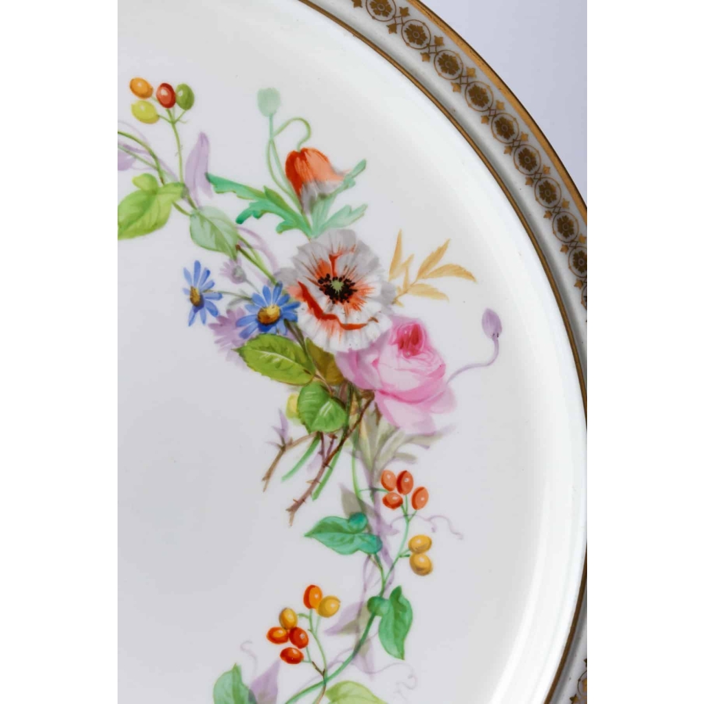 Drageoir en porcelaine de Sèvres Napoléon III | Biron Drageoir en porcelaine de Sèvres Napoléon III