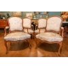 Série de 4 fauteuils Louis XV. XVIIIème. | Biron ||||||||||