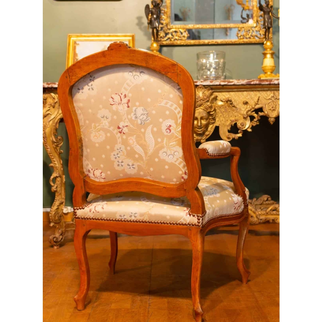 Série de 4 fauteuils Louis XV. XVIIIème. | Biron Série de 4 fauteuils Louis XV. XVIIIème.