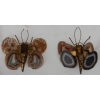 1970′Paire D’Appliques Papillon Duval Brasseur Ou Isabelle Faure Avec Ailes En Agate 20 X H 26 CM | Biron 1970′Paire D’Appliques Papillon Duval Brasseur Ou Isabelle Faure Avec Ailes En Agate 20 X H 26 CM
