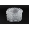 Service de 12 assiettes « Andlau » cristal incolore de LALIQUE FRANCE d’après un modèle de René LALIQUE 10