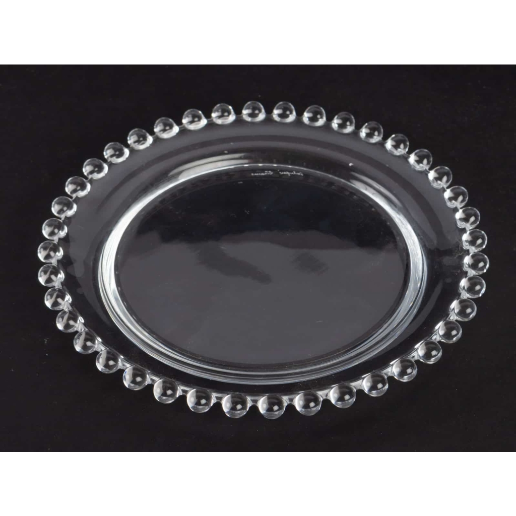 Service de 12 assiettes « Andlau » cristal incolore de LALIQUE FRANCE d’après un modèle de René LALIQUE 5