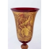 2 Vases Venise rouges et or fin 19e siècle | Biron 2 Vases Venise rouges et or fin 19e siècle