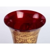 2 Vases Venise rouges et or fin 19e siècle | Biron 2 Vases Venise rouges et or fin 19e siècle