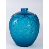 Vase « Acanthes » verre bleu électrique de René LALIQUE