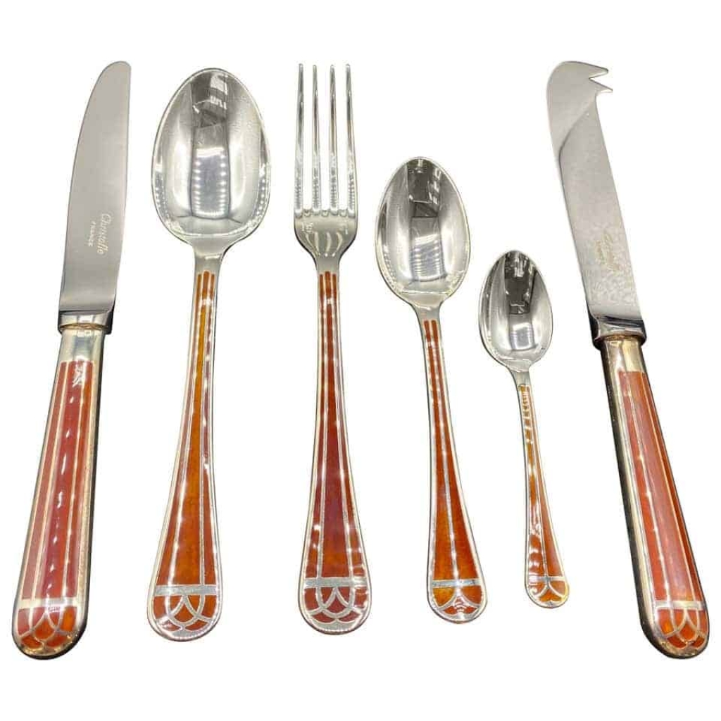 Christofle « Talisman » Service Dessert Sienne 60 Pièces | Biron ||