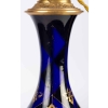 Paire de Lampes bleues et or Napoléon III | Biron Paire de Lampes bleues et or Napoléon III