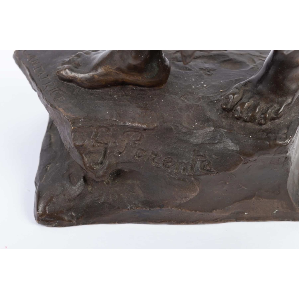 Bronze « La Cantatrice » de PARENTE 20e siècle | Biron Bronze "La Cantatrice" de PARENTE 20e siècle