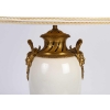 Lampe blanche et or Chine XIXème | Biron Lampe blanche et or Chine XIXème