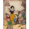 Tableaux Blanche Neige et les 7 Nains Louis Fittaluga 1946