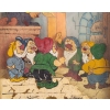 Tableaux Blanche Neige et les 7 Nains Louis Fittaluga 1946