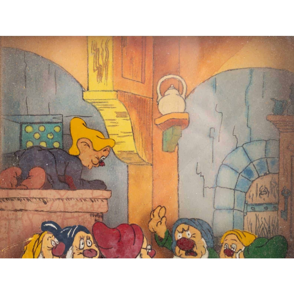 Tableaux Blanche Neige et les 7 Nains Louis Fittaluga 1946