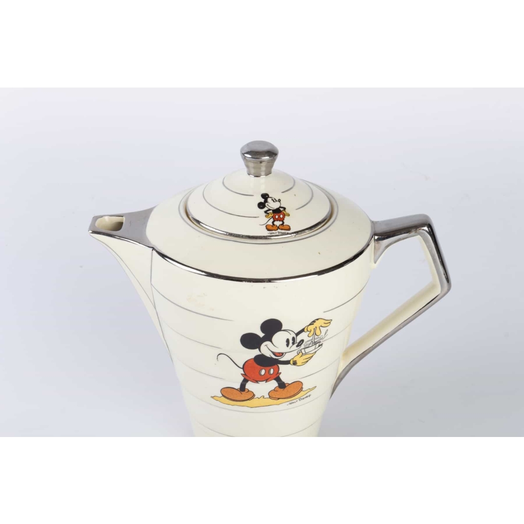 Service Mickey Mouse ( Faience de Onnaing ) Walt Disney 1930 | Biron Service Mickey Mouse ( Faience de Onnaing ) Walt Disney 1930