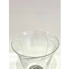 Suite de 12 Gobelets « Pavot » verre blanc émaillé noir d’origine de René LALIQUE | Biron Suite de 12 Gobelets "Pavot" verre blanc émaillé noir d'origine de René LALIQUE
