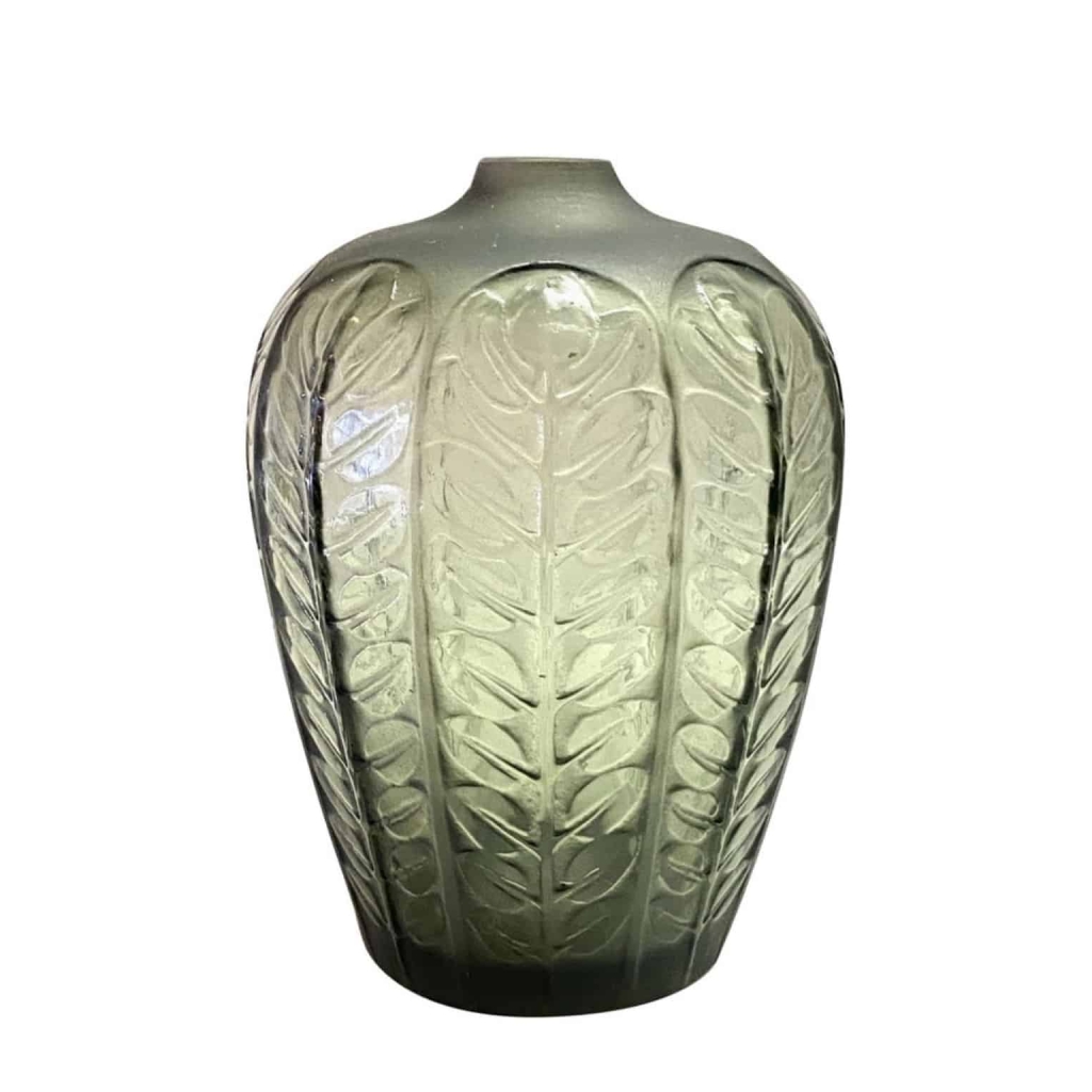 Vase « Tournai » verre gris de René LALIQUE | Biron ||||||