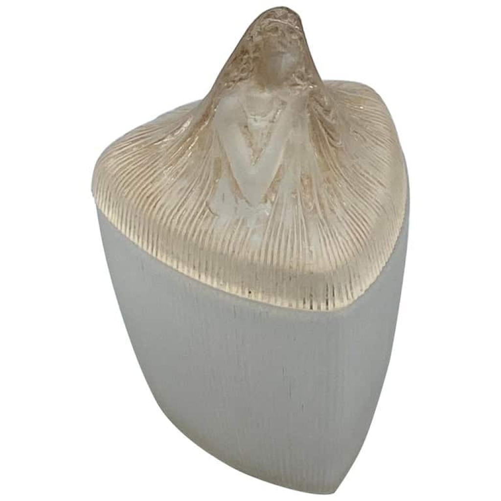 RENÉ LALIQUE : Coty, pour COTY, 1912 Pot triangulaire à onguent | Biron ||||