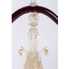 Un chandelier Venise (Murano) rouge avec 2 cygnes 1910 flag | Biron Un chandelier Venise (Murano) rouge avec 2 cygnes 1910 flag