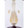 Un chandelier Venise (Murano) rouge avec 2 cygnes 1910 flag | Biron Un chandelier Venise (Murano) rouge avec 2 cygnes 1910 flag
