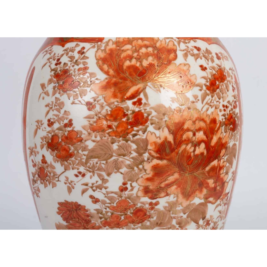 Lampe Corail Japon XIXème | Biron Lampe Corail Japon XIXème