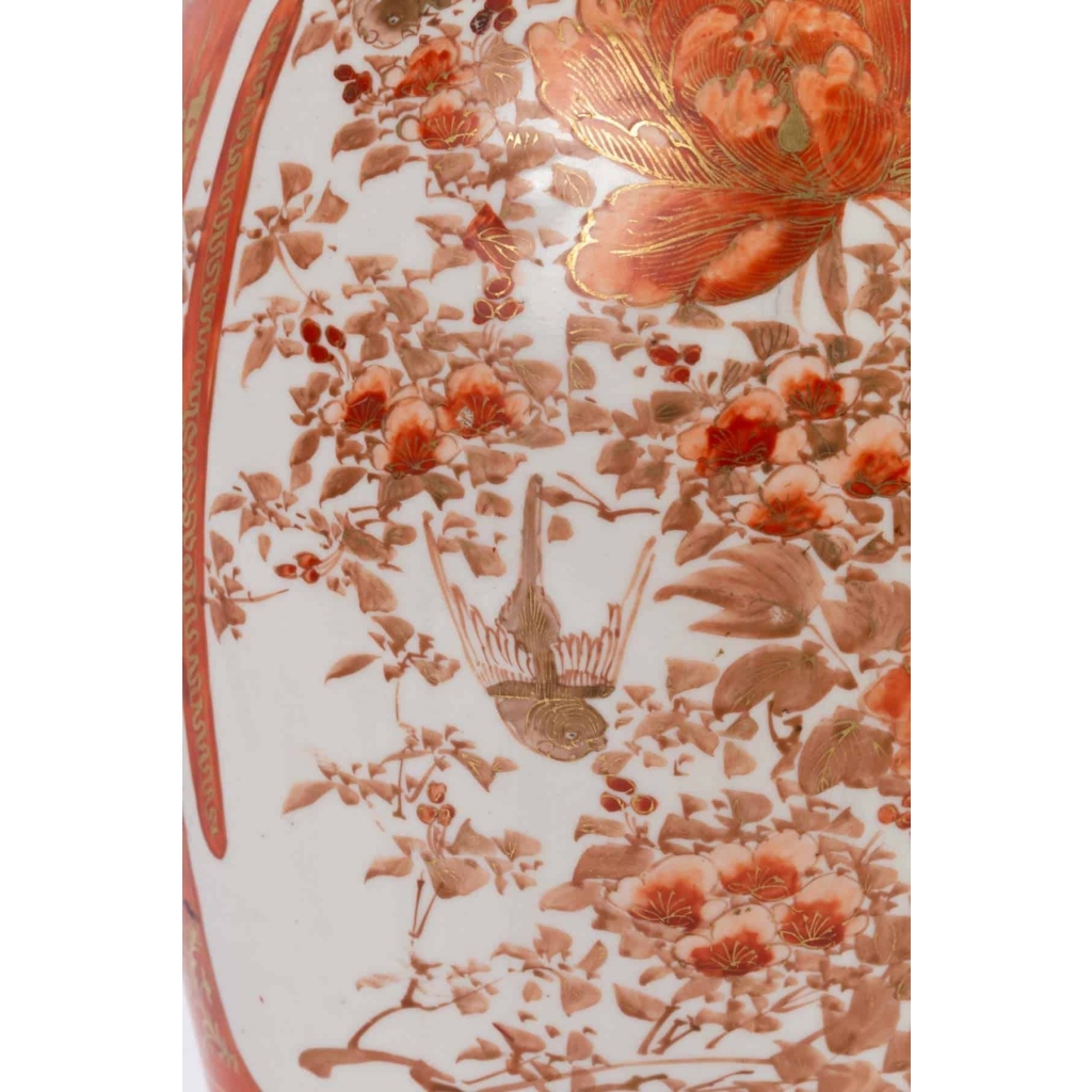Lampe Corail Japon XIXème | Biron Lampe Corail Japon XIXème