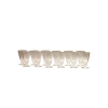 Suite de 12 Verres « Champigny » verre blanc de René LALIQUE | Biron ||||||
