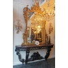 Important miroir Louis XV en bois doré d’époque Napoléon III. | Biron Important miroir Louis XV en bois doré d'époque Napoléon III.