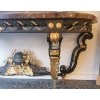 « Grande Console En Fer Forgé De Style Louis XVI De La Fin Du 19ème Siècle. » | Biron "Grande Console En Fer Forgé De Style Louis XVI De La Fin Du 19ème Siècle."