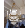 Lustre Montgolfière L XVI, d’époque Napoléon III. | Biron ||