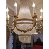 Lustre Montgolfière L XVI, d’époque Napoléon III. | Biron Lustre Montgolfière L XVI, d'époque Napoléon III.