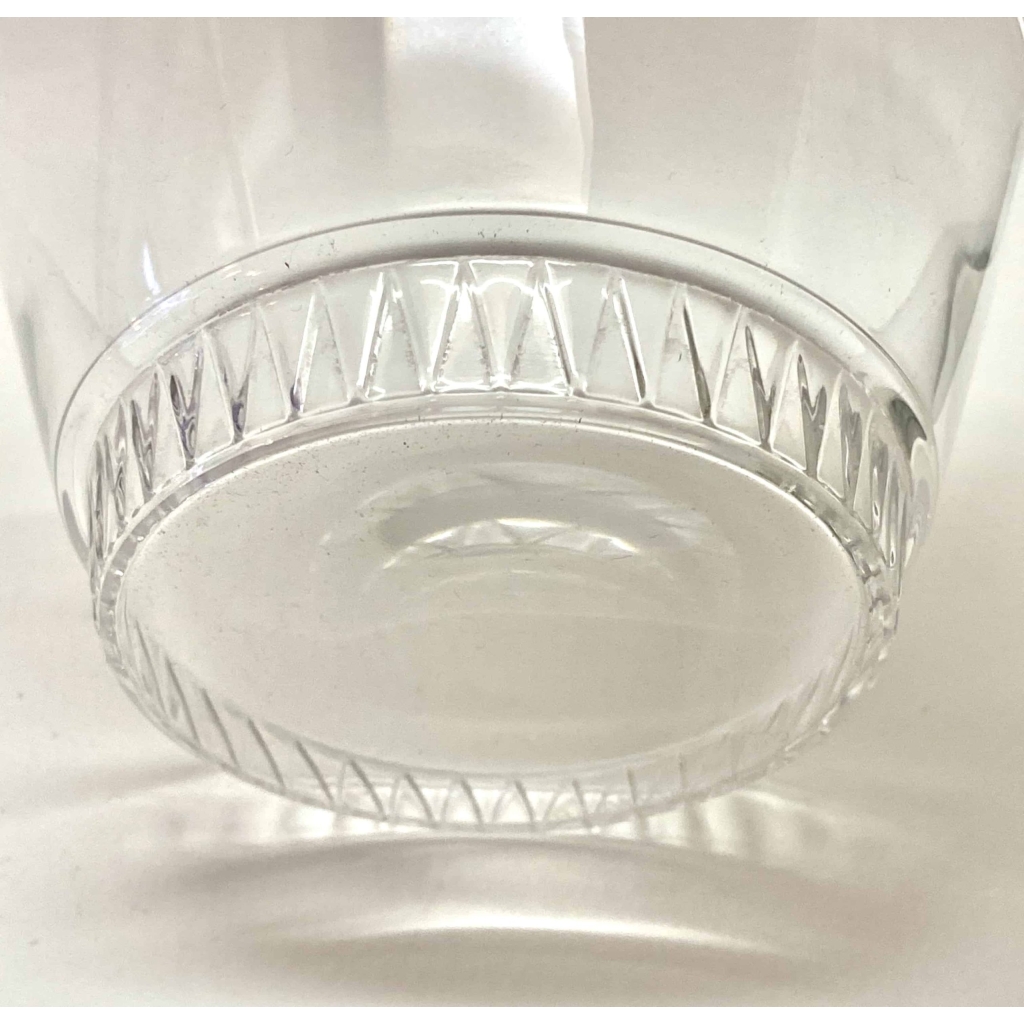 Suite de 6 Bols à Main « Bourgueil » verre blanc de René LALIQUE | Biron Suite de 6 Bols à Main "Bourgueil" verre blanc de René LALIQUE