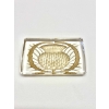 Suite de 10 Porte-Couteaux « Chardons » cristal blanc patiné sépia LALIQUE FRANCE | Biron Suite de 10 Porte-Couteaux "Chardons" cristal blanc patiné sépia LALIQUE FRANCE