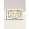 Suite de 10 Porte-Couteaux « Chardons » cristal blanc patiné sépia LALIQUE FRANCE | Biron Suite de 10 Porte-Couteaux "Chardons" cristal blanc patiné sépia LALIQUE FRANCE
