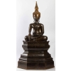 Bouddha bronze, position de la prise de la terre à témoin | Biron |||||||