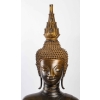Bouddha bronze, position de la prise de la terre à témoin | Biron Bouddha bronze, position de la prise de la terre à témoin