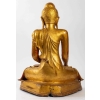 Bouddha assis en bronze doré, position de la prise de la terre à témoin | Biron Bouddha assis en bronze doré, position de la prise de la terre à témoin