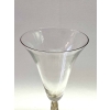 Suite de 5 Verres « Logelbach » verre blanc patiné sépia de René LALIQUE | Biron Suite de 5 Verres "Logelbach" verre blanc patiné sépia de René LALIQUE
