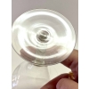 Suite de 5 Verres « Logelbach » verre blanc patiné sépia de René LALIQUE | Biron Suite de 5 Verres "Logelbach" verre blanc patiné sépia de René LALIQUE