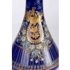 Paire de lampes bleues émaillées Napoléon III | Biron Paire de lampes bleues émaillées Napoléon III