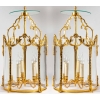 Paire de lanternes de style Louis XV. | Biron |||