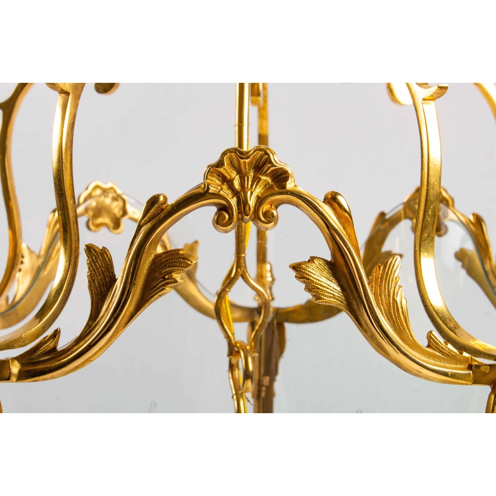 Paire de lanternes de style Louis XV. | Biron Paire de lanternes de style Louis XV.