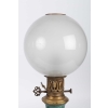 Paire de lampes vertes et fuchsia Napoléon III | Biron Paire de lampes vertes et fuchsia Napoléon III
