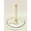 Cendrier Baguier « Clos Sainte-Odile » verre blanc patiné sépia de René LALIQUE | Biron Cendrier Baguier "Clos Sainte-Odile" verre blanc patiné sépia de René LALIQUE