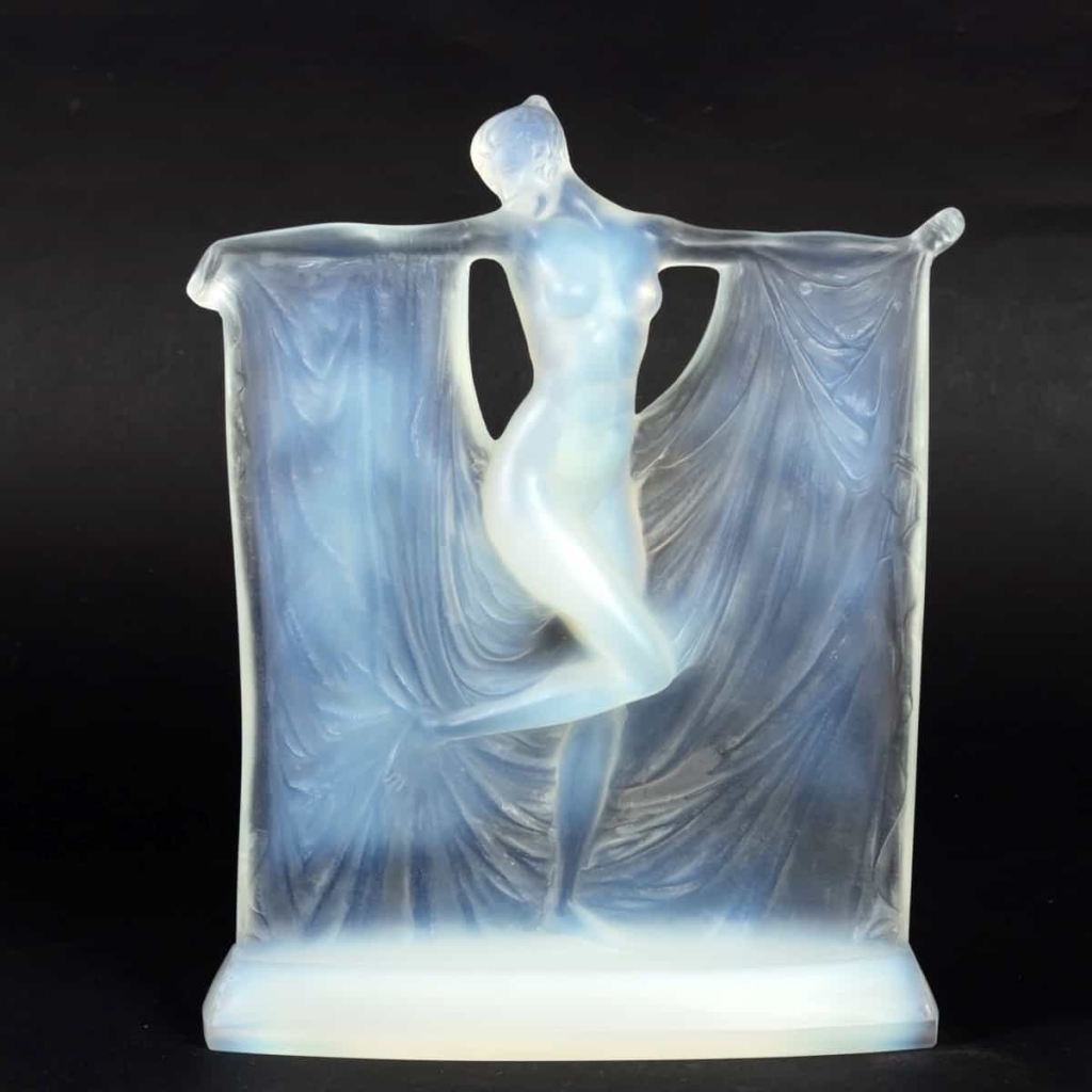 Statuette « Suzanne » verre opalescent de René LALIQUE | Biron ||||||||||